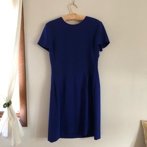 THEORY - CORSET TEE DRESS - ROYAL BLUE